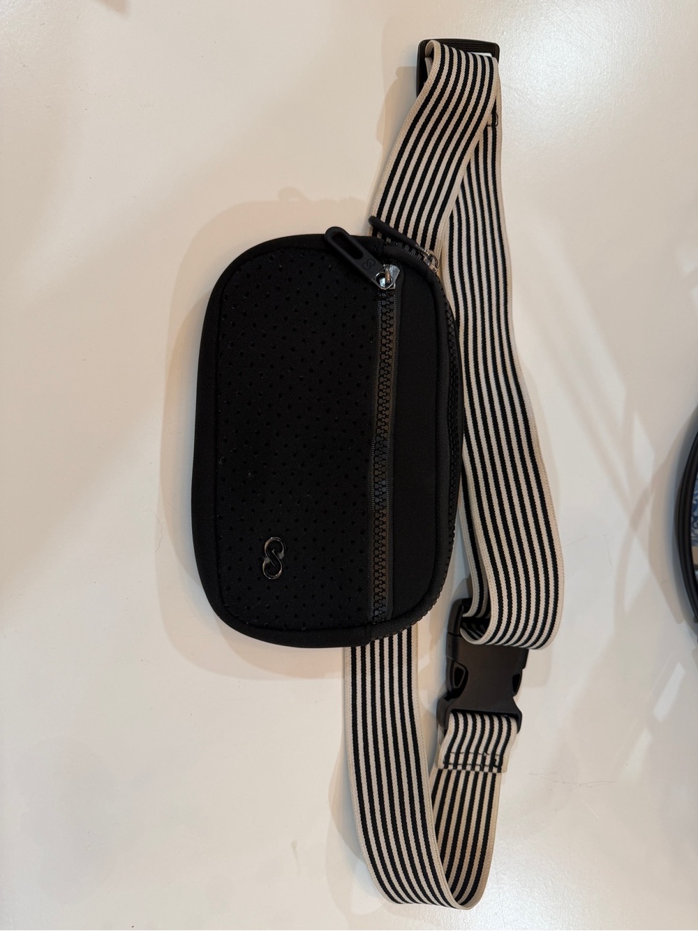 Calia Belt Bag with Striped Strap